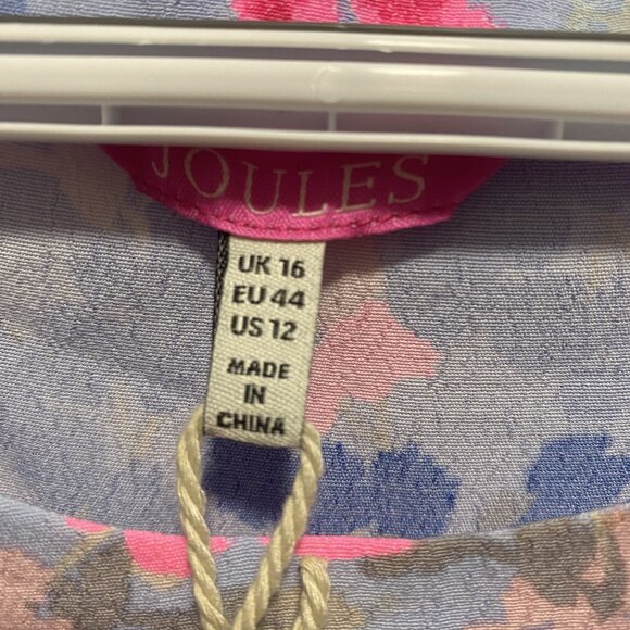 Joules Womens 12 Colorful Sleeveless Mini Dress Bold Abstract Preppy Feminine - Picture 4 of 4